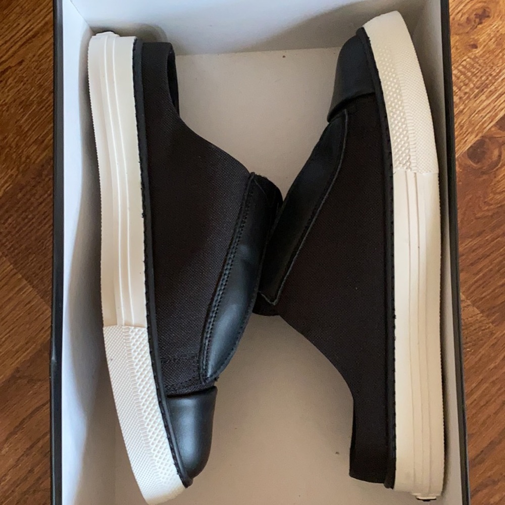 Valentino Black Slip on Sneakers